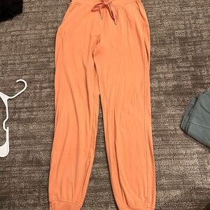 Orange Jogger Pants- lulu lemon